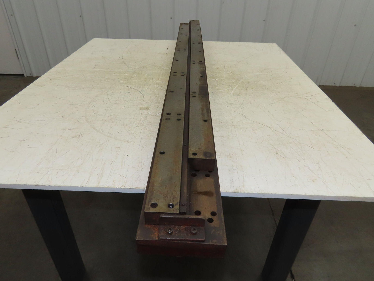 Press Brake Die 63" Long 3/8" Wide Flat U Die 50" Material 1/2" Tang