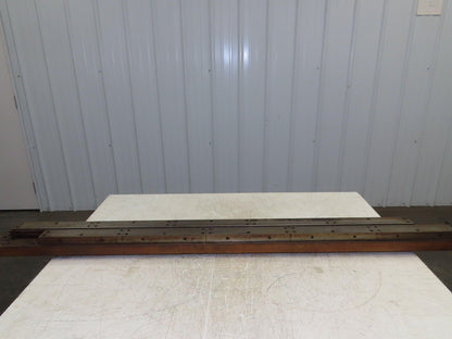 Press Brake Die 63" Long 3/8" Wide Flat U Die 50" Material 1/2" Tang