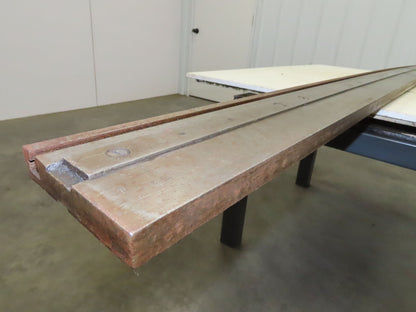 Press Brake Die 96-3/4" Long 5" Wide Flat Die 1" Thick 1/2" Tang