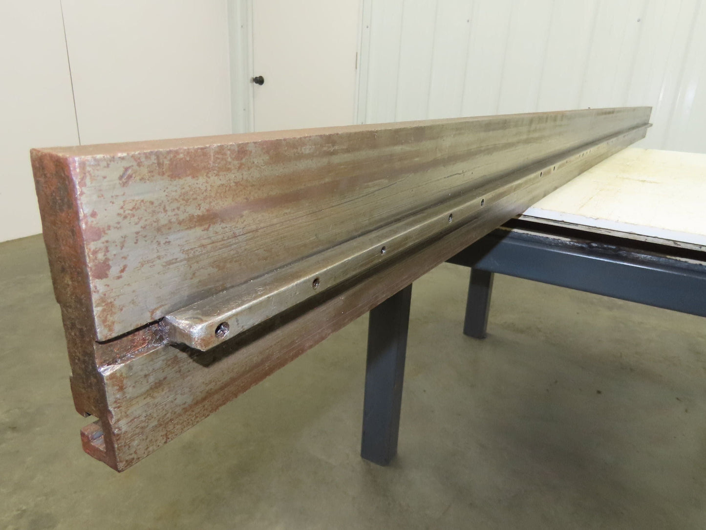 Press Brake Die 96-3/4" Long 5" Wide Flat Die 1" Thick 1/2" Tang