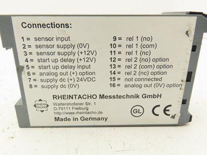 Rheintacho 5813.200 Programmable Speedmonitor Controller