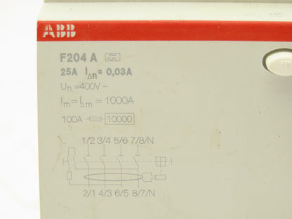 ABB 2CSF204101R1250 Residual Current Circuit Breaker 25A