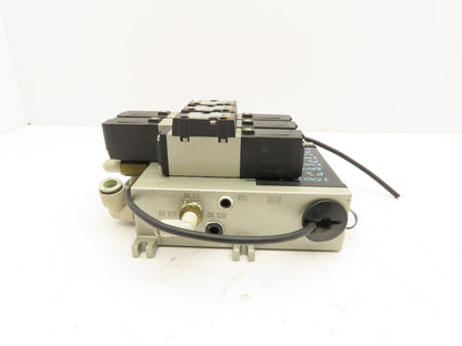 SMC VFR2200-5FZ Pneumatic Solenoid Valve Assembly Manifold 2 Double 1 Single