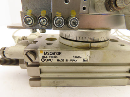 SMC MSQB10R Compact Rotary Table Pneumatic Cylinder 180° Adjustable