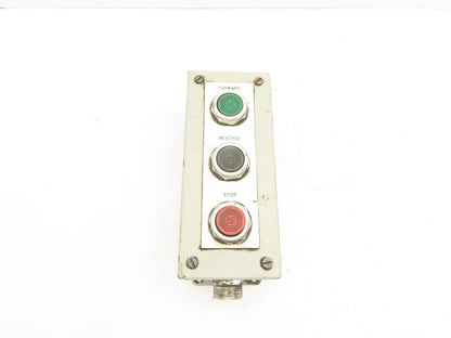 SCE E-69392 Electrical Pushbutton Enclosure Forward/Reverse/Stop AB Buttons