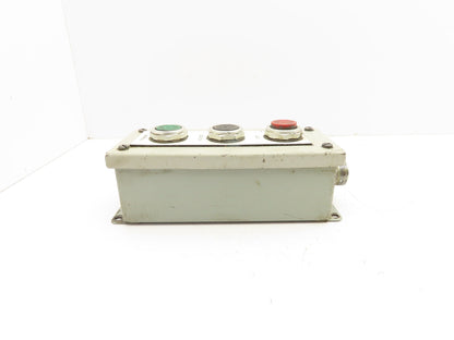 SCE E-69392 Electrical Pushbutton Enclosure Forward/Reverse/Stop AB Buttons