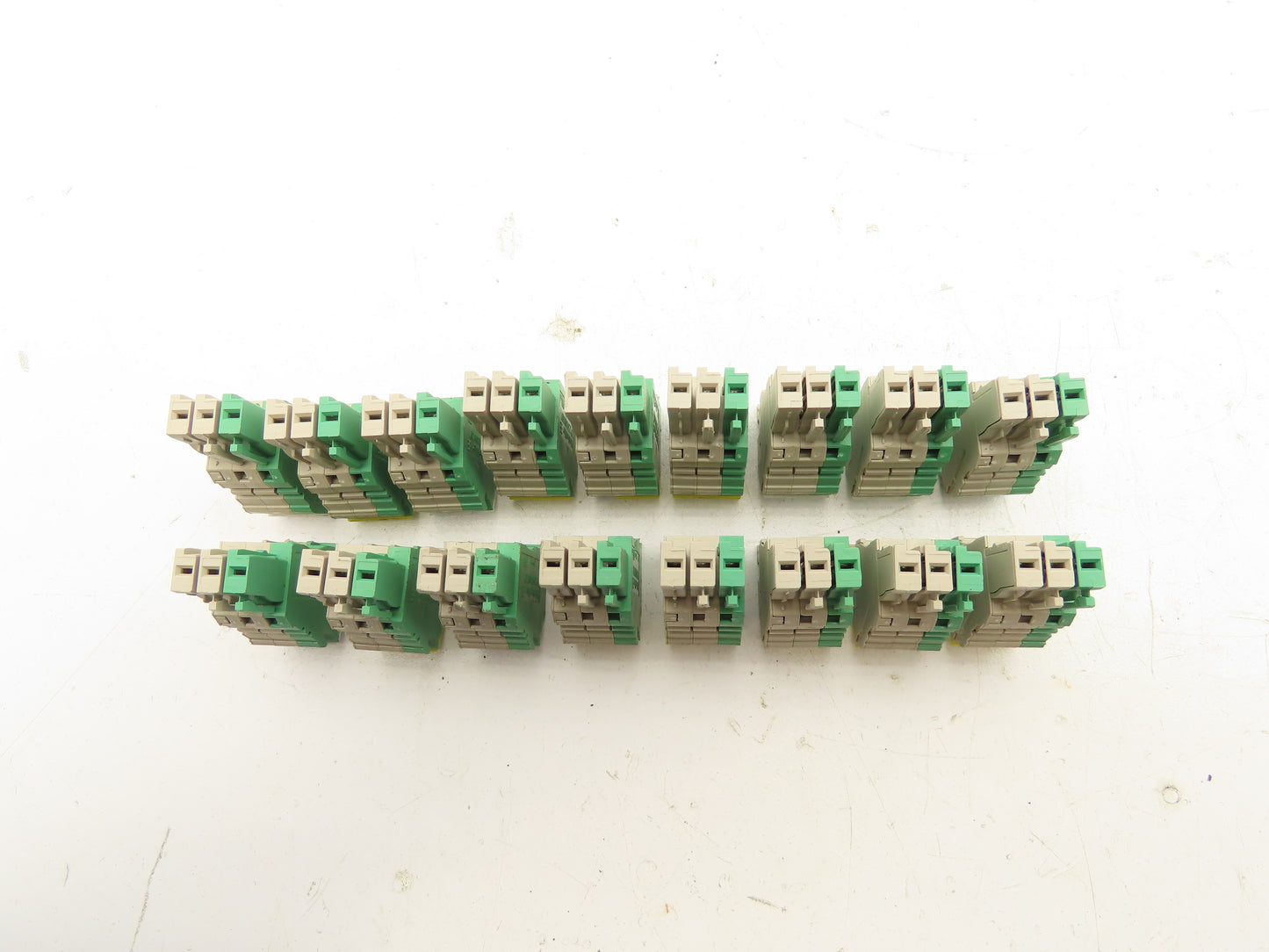Weidmuller ZDT 2,5/2 Double Tier Terminal Block Cross Connector Lot of 18
