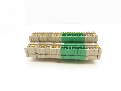 Weidmuller ZDT 2,5/2 Double Tier Terminal Block Cross Connector Lot of 18