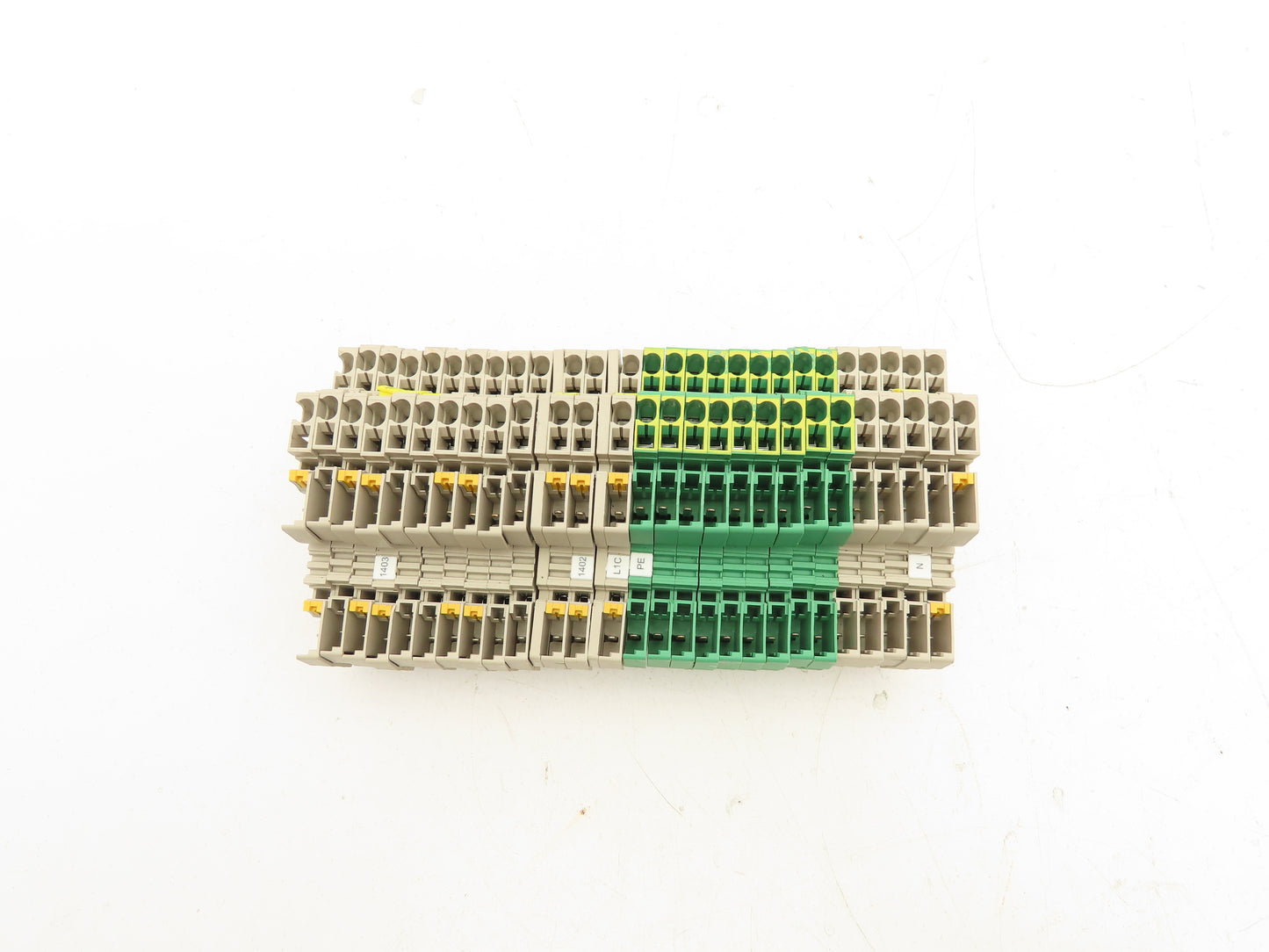 Weidmuller ZDT 2,5/2 Double Tier Terminal Block Cross Connector Lot of 18