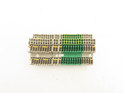 Weidmuller ZDT 2,5/2 Double Tier Terminal Block Cross Connector Lot of 18