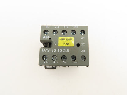 ABB B7S-30-10-2.8 Miniature Contactor 16A 600V 3 Pole