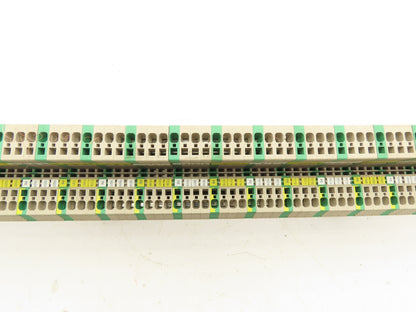 Weidmuller ZT 4/1AN ZT 4/2AN/1 Pluggable Terminal Block DIN Rail Lot of 70