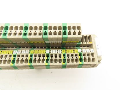 Weidmuller ZT 4/1AN ZT 4/2AN/1 Pluggable Terminal Block DIN Rail Lot of 70