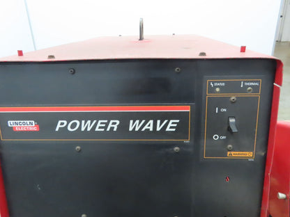 Lincoln Power Wave 455 Mig Welder 450 Amp Wire Feed Welding Power Supply Tested