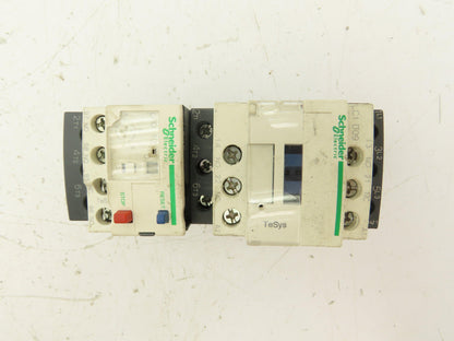 Schneider Electric C1 D09 Contactor Thermal Overload Relay LRD 10 120V Coil