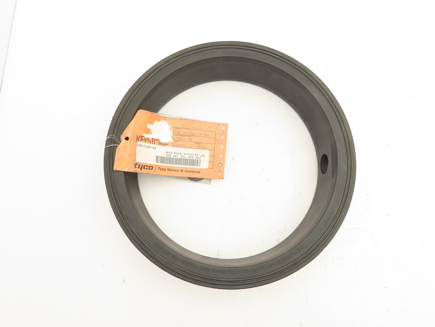 Keystone Tyco 10" Butterfly Valve Gasket Seat BUNA-N Rubber 206-100-139-000