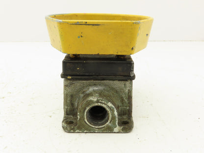REES Heavy Duty Metal Mushroom Head Pushbutton Plunger Switch 2-1/4"