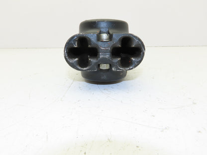 CM Lodestar 2 Ton Lower Hook Block Assembly Double Chain Black 627-860