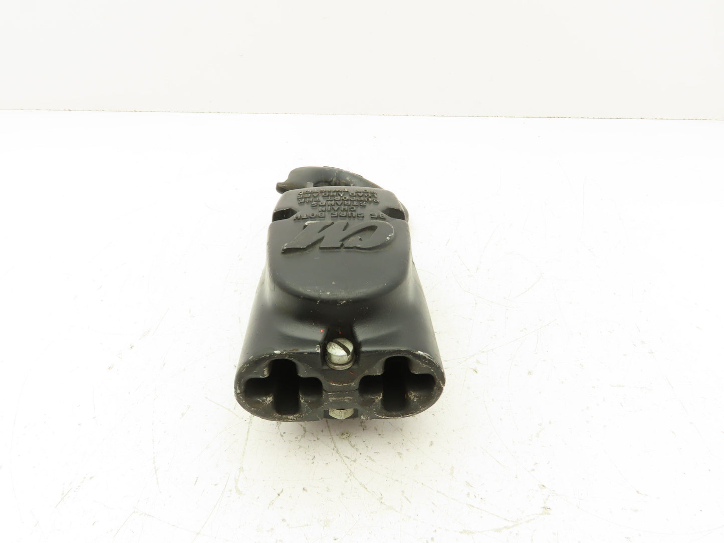 CM Lodestar 2 Ton Lower Hook Block Assembly Double Chain Black 627-860