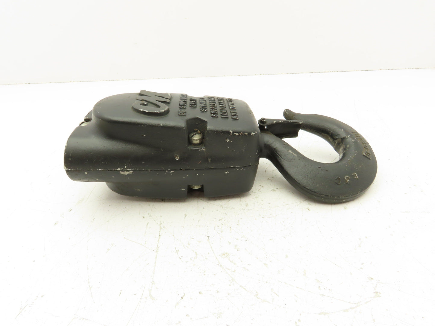 CM Lodestar 2 Ton Lower Hook Block Assembly Double Chain Black 627-860