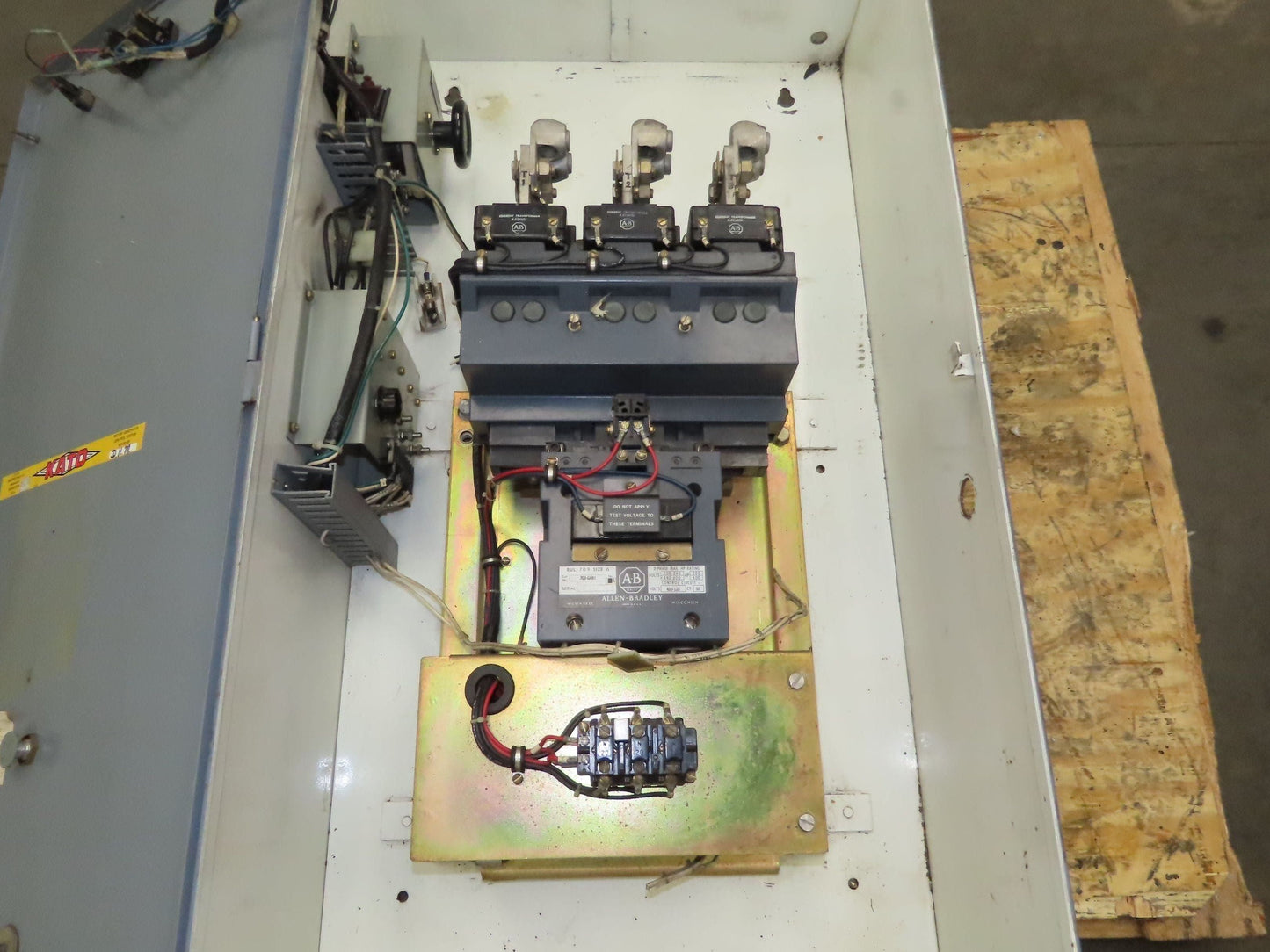 Allen Bradley 709-GAB1 Motor Starter 400Hp 480V NEMA Size 6 Kato Engineering