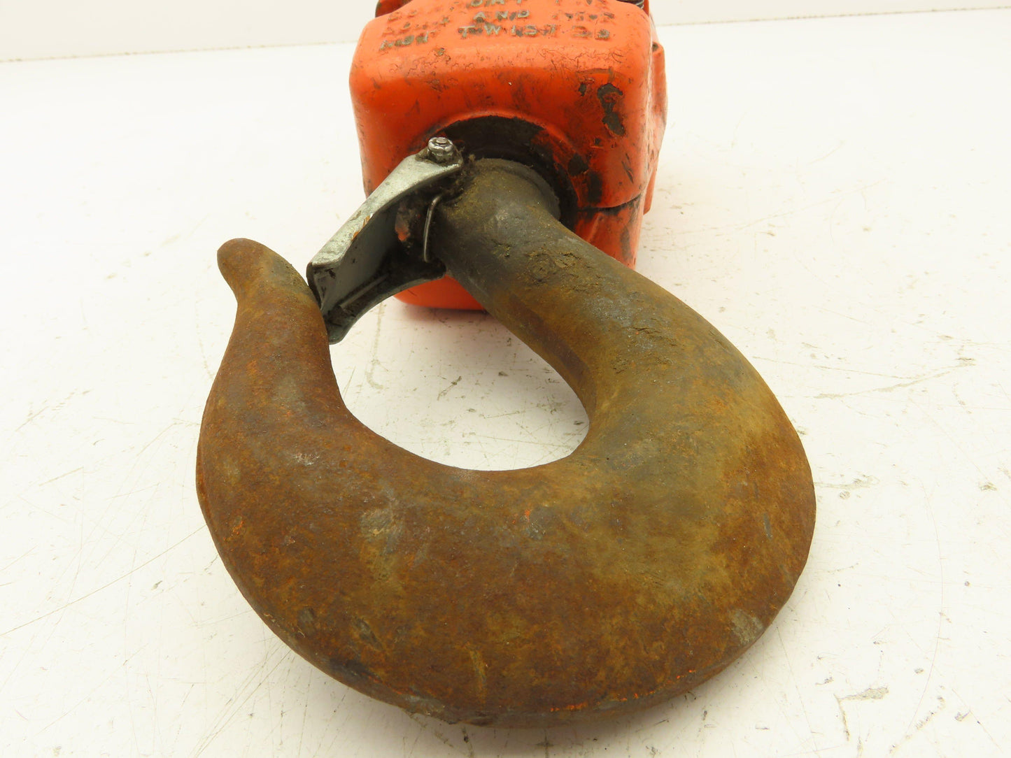 CM Lodestar 2 Ton Lower Hook Block Assembly Double Chain Orange 627-860