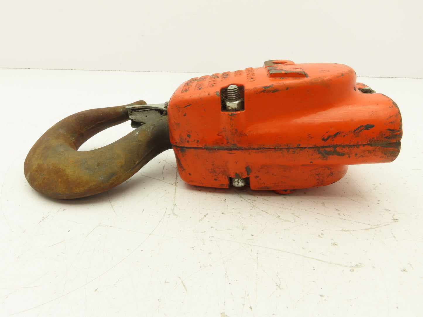 CM Lodestar 2 Ton Lower Hook Block Assembly Double Chain Orange 627-860