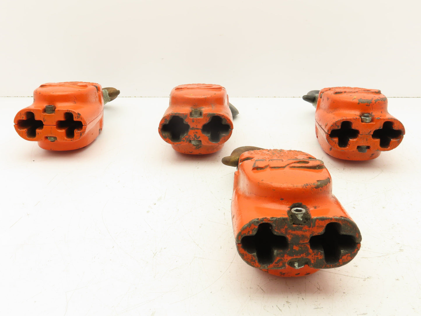 CM Lodestar 2 Ton Lower Hook Block Assembly Double Chain Orange 627-860