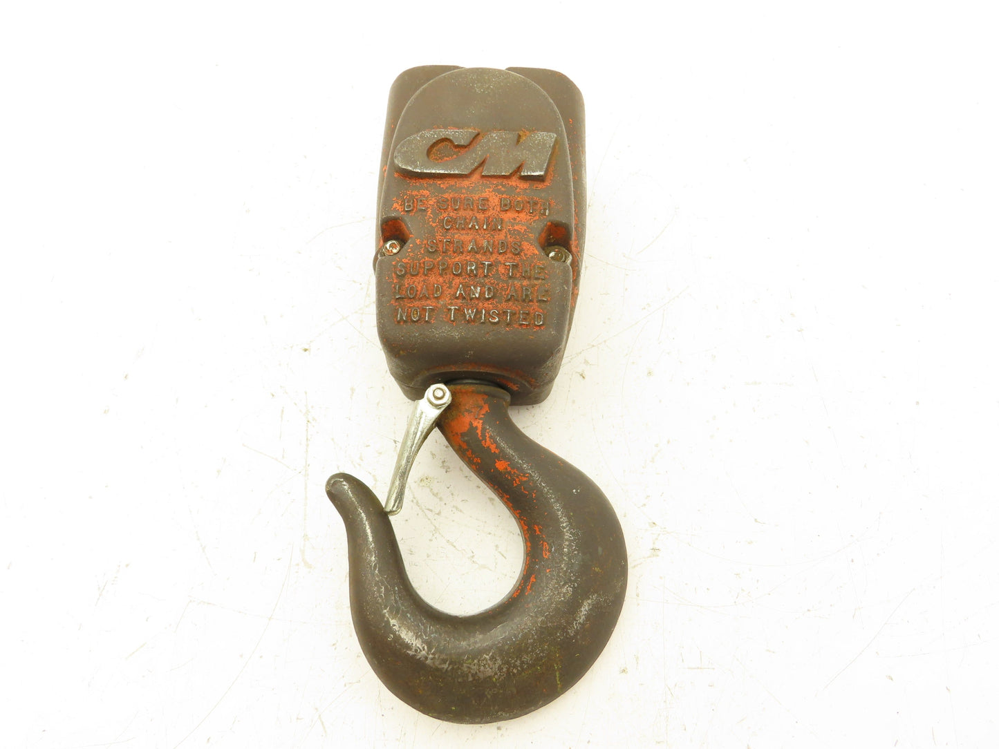 CM Lodestar 2 Ton Lower Hook Block Assembly Double Chain Black 627-860