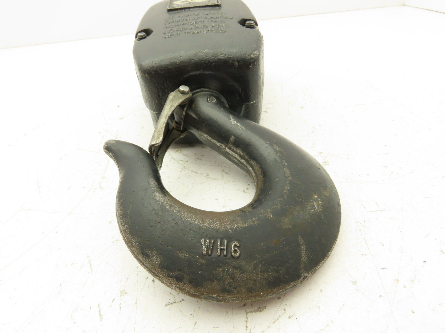CM Lodestar 2 Ton V2 Lower Hook Block Assembly Double Reeved Chain Black