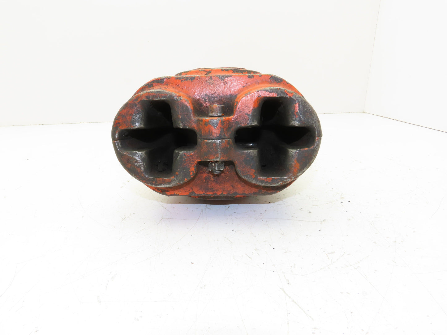 CM Lodestar XL 6 Ton Lower Hook Block Double Reeved Chain Latchlok Orange