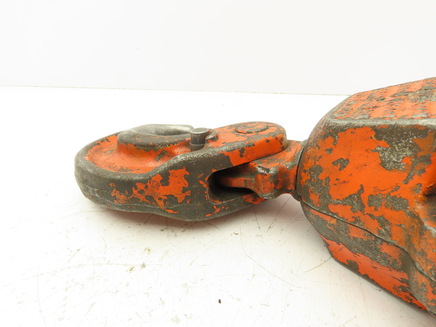 CM Lodestar XL 6 Ton Lower Hook Block Double Reeved Chain Latchlok Orange