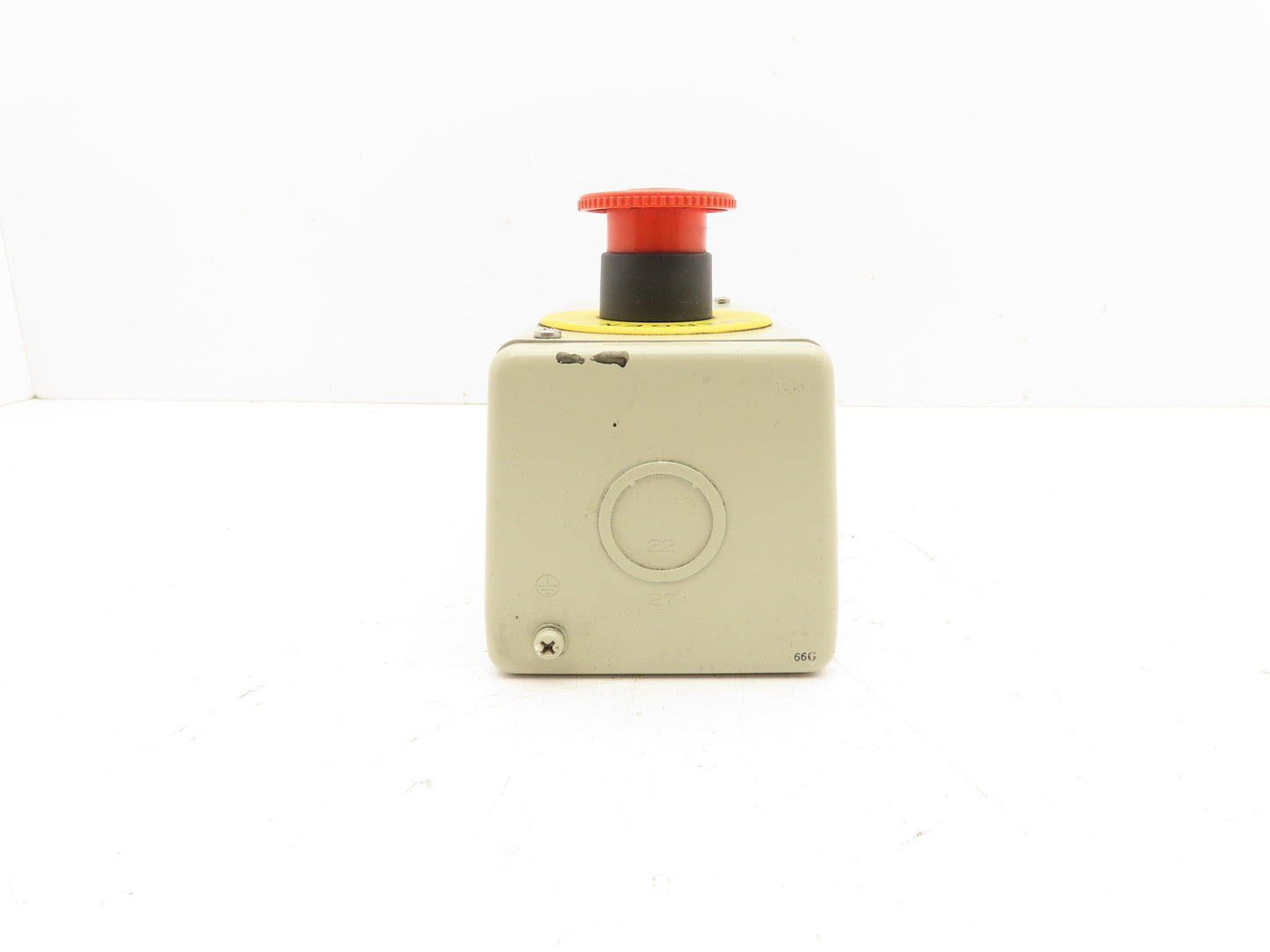 Fuji Banner AHX922A Push Button Enclosure E-Stop 2-Color Touch Sensor