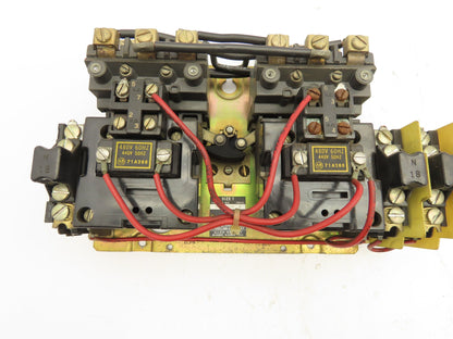 Allen Bradley 705-B0D731 NEMA Size 1 Reversing Motor Starter 3Ph 10HP 480V Coil