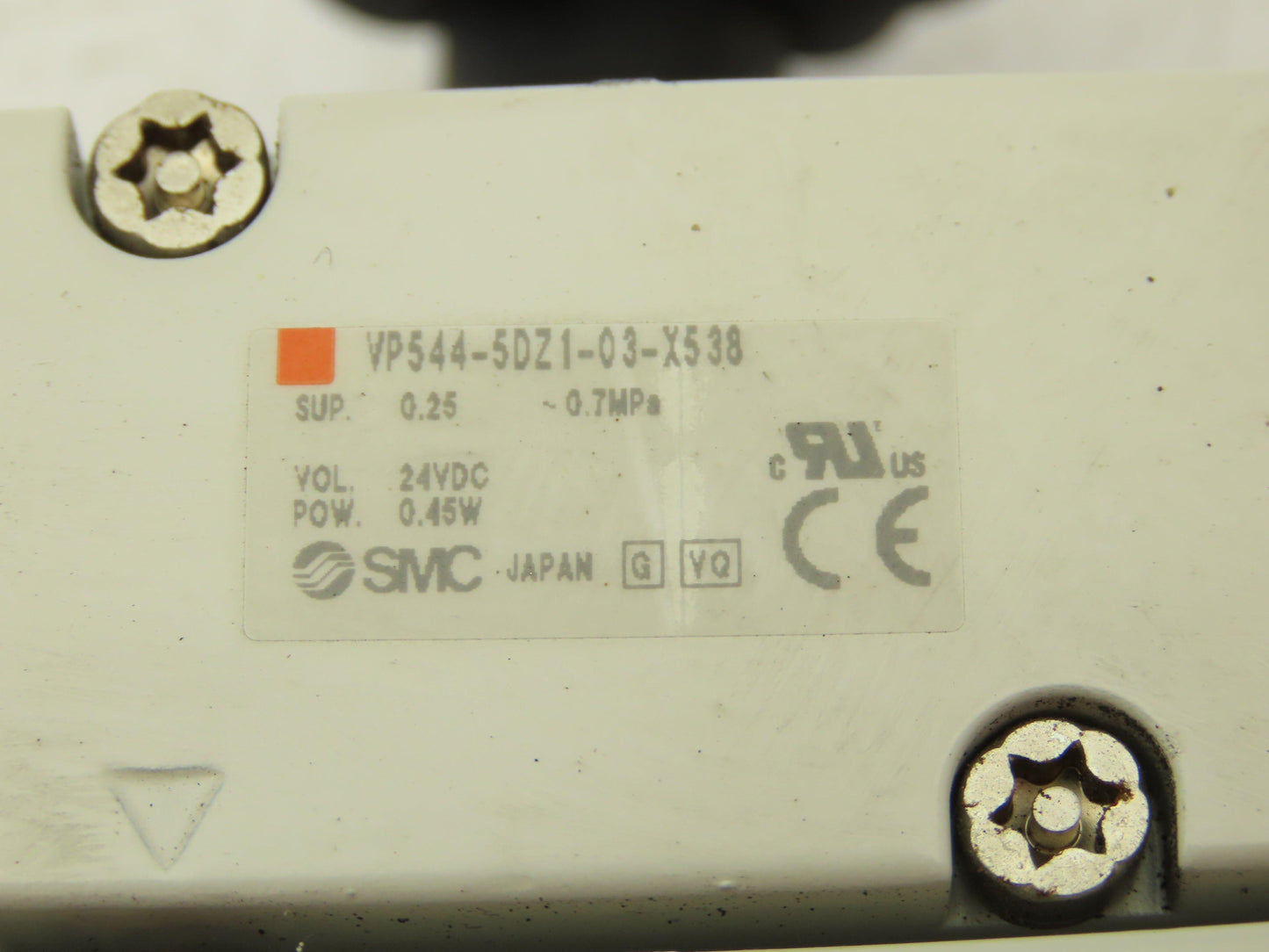 SMC VP544-5DZ1-03-X538 3-Port Pneumatic Solenoid Valve 24VDC