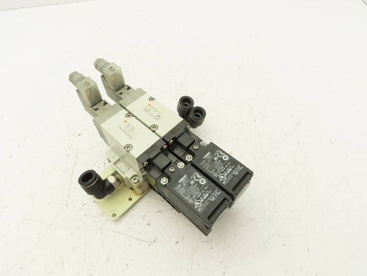 SMC VP544-5DZ1-03-X538 3-Port Pneumatic Solenoid Valve 24VDC