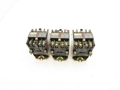 Allen Bradley 700-N220A1 AC Contactor Relay 120V Coil Lot of 3