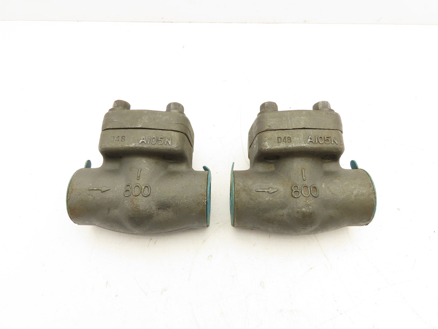 Sharpe 24834 Piston Check Valve Class 800 Steel 1" FNPT Threaded  Lot of 2