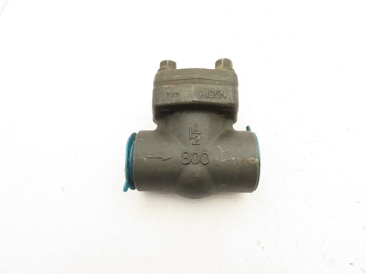 Sharpe 24834 Swing Check Valve Class 800 Steel 1-1/2" FNPT Threaded