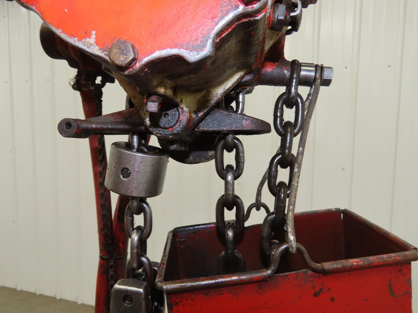 Chicago Pneumatic 1/4 Ton 500Lb Power Vane Air Chain Hoist 10' 3" Lift Pendant
