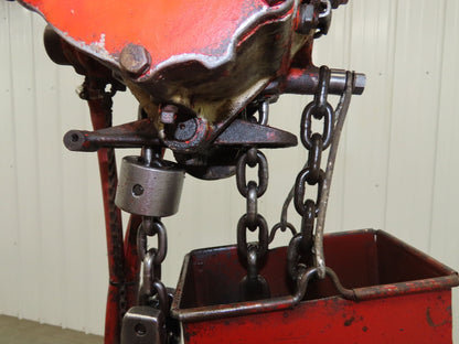 Chicago Pneumatic 1/4 Ton 500Lb Power Vane Air Chain Hoist 10' 3" Lift Pendant