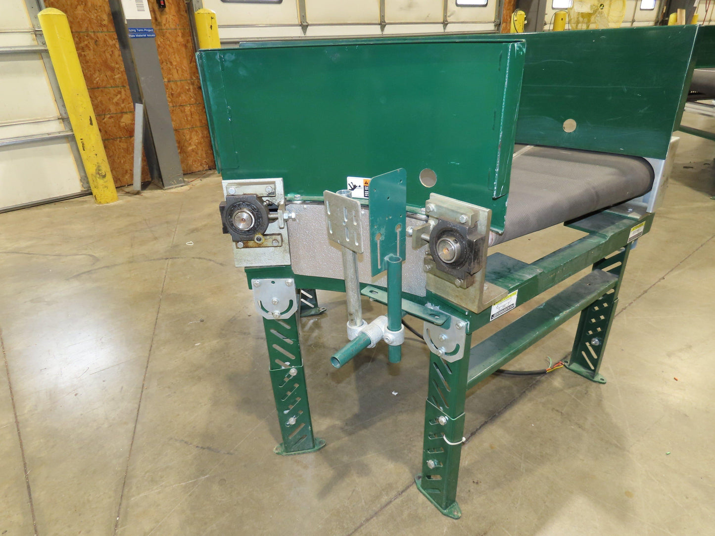 Transnorm TS1500/100 60° LH Curve 24" Belt Conveyor 210 FPM Belt Drive 460V 3PH