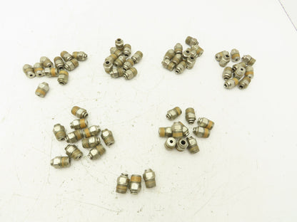 Norgren 124250438 Pneumatic Male Adapter 1/4" Tube x 1/2" MNPT Lot of 63