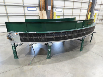 Transnorm TS1500/140 90° RH Curve 32" Belt Conveyor 420 FPM Belt Drive 460V 3PH