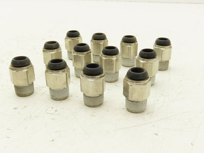 Parker W68PLP-10M-6R Prestolok Push To Connect 10mm x 3/8" BSPT Lot of 12