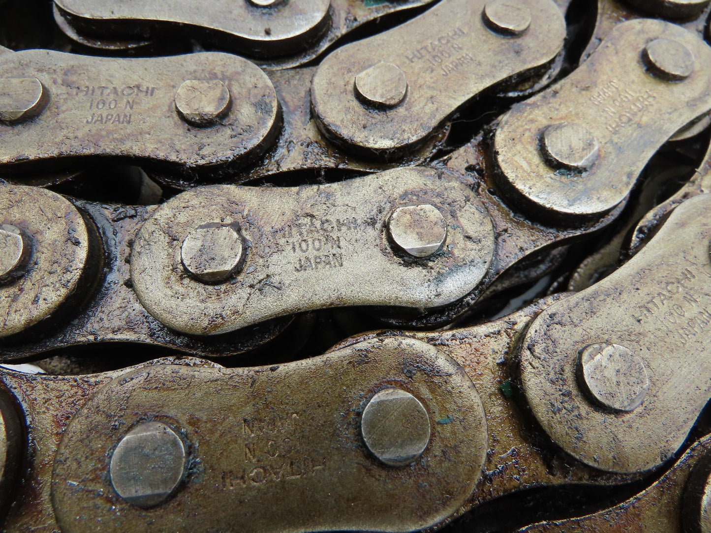 Hitachi 100N 2-Strand Double Roller Chain 1.25" Pitch 8' 4"L