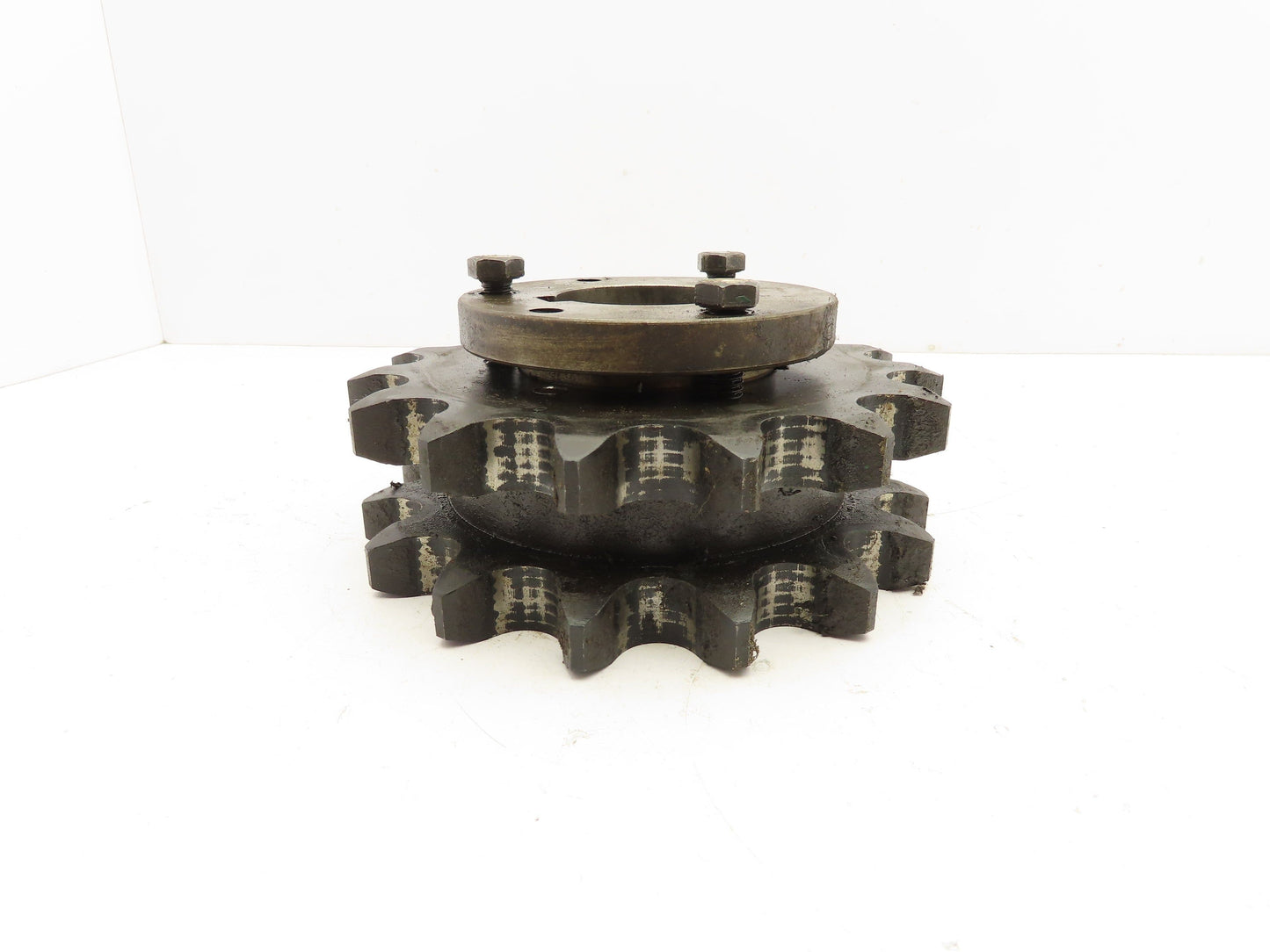 Double Roller Chain Sprocket 15-Tooth 1.25" Pitch 2" Bore