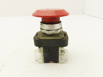 Allen Bradley 800T-FXA5 Red Mushroom Push/Pull E-Stop Button 30mm