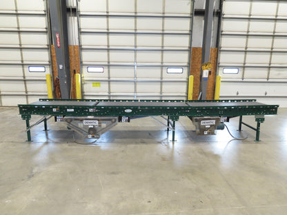 Dematic Rapistan 31"x 18' Gapper Conveyor 26" Belt 3-Speed 235-335fpm Belt Drive