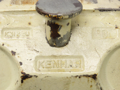 Kenhar K31220 5x42" Class 3 White Steel Forklift Forks Tines 20" Carriage 1-Pair